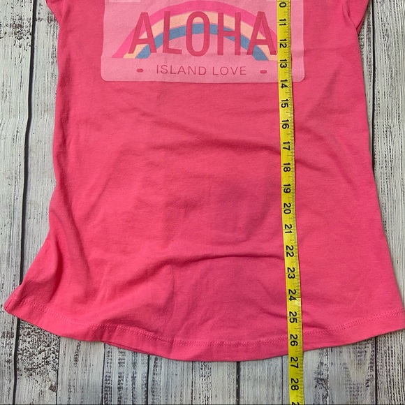 Hawaii Aloha Island Love Pink Tank Top. Size Medium. New With Tags. - Picture 4 of 6